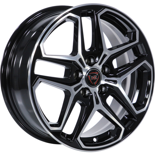 

Колесный диск NZ R-04 6.5x16/5x114.3 D67.1 ET38 BKF, Черный;серебристый