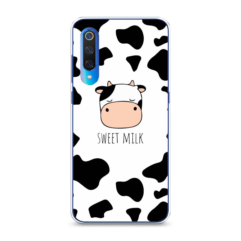 

Чехол на Xiaomi Mi 9 "Sweet milk", Розовый;белый;черный, 34850-1