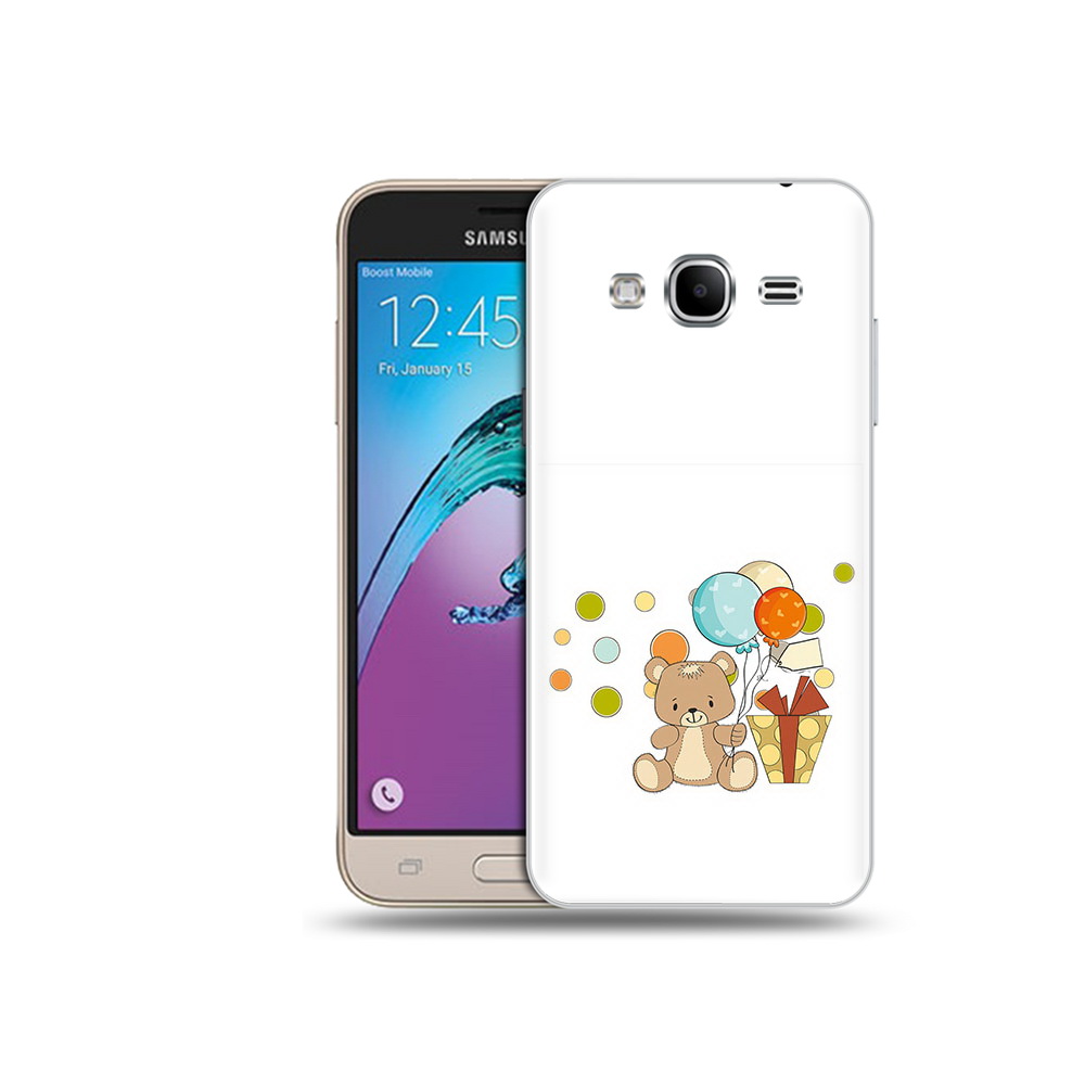 

Чехол MyPads Tocco для Samsung Galaxy J3 (2016) медвеженок с подарком (PT29089.580.470), Прозрачный, Tocco
