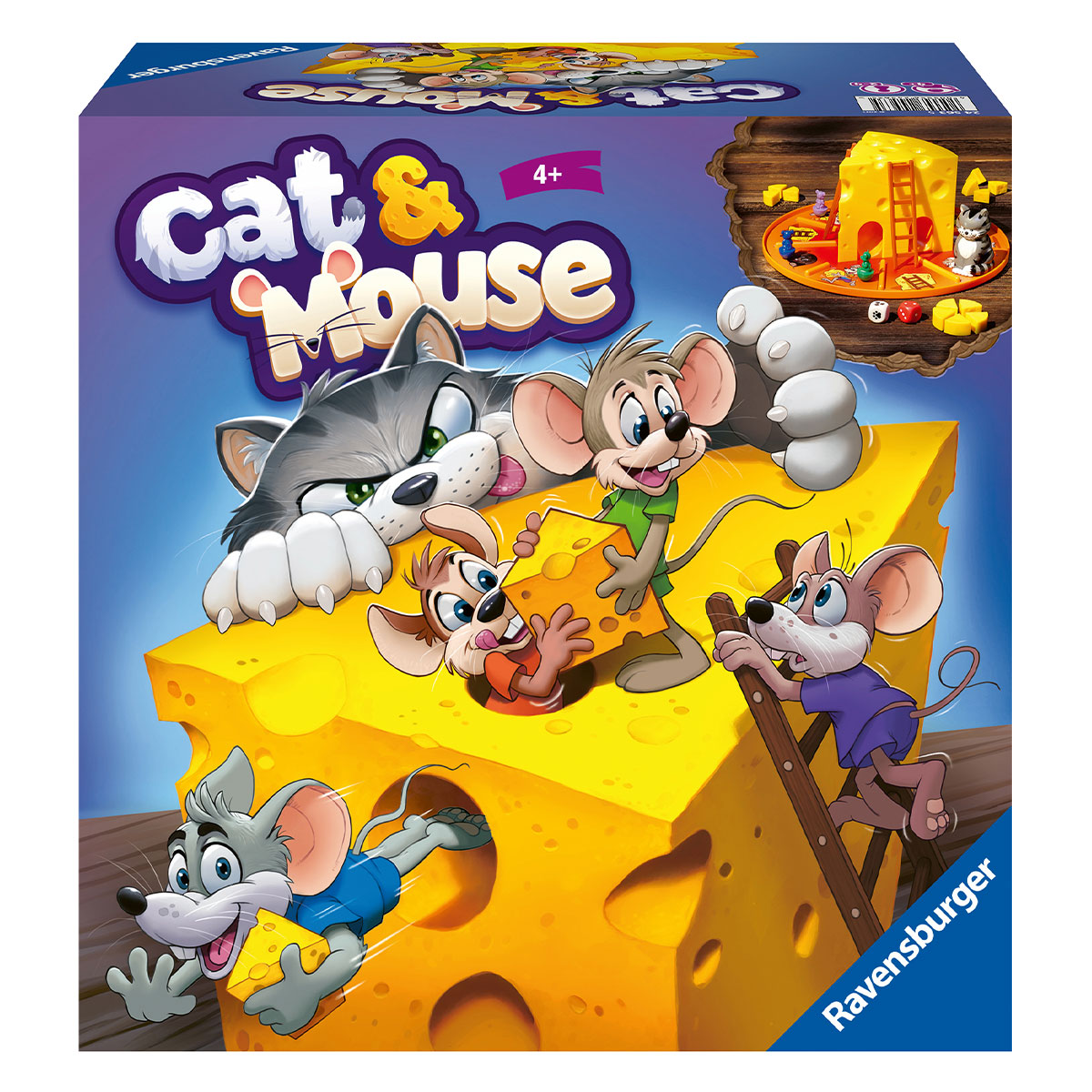 Настольная игра Ravensburger Кошки-Мышки 24563 альбом для рисования 40л а4 кошки мышки клеевое крепление подложка жестк картон конгрев выб лак