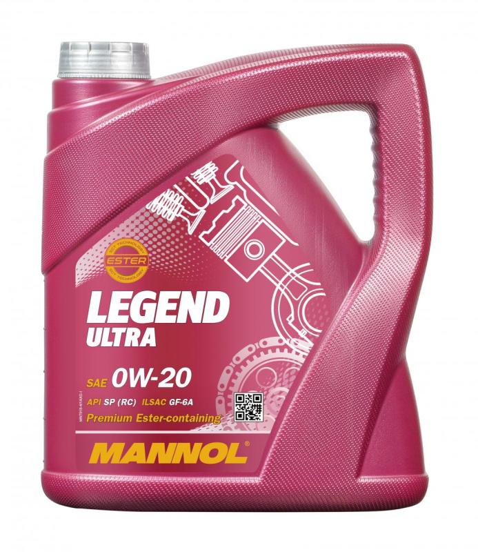 

Моторное масло MANNOL синтетическое LEGEND ULTRA 0W20 4л