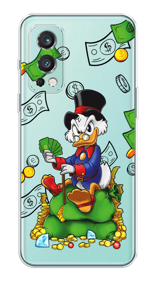 

Чехол на OnePlus Nord 2 5G "Scrooge Richness", Черный;синий;зеленый, 151750-1
