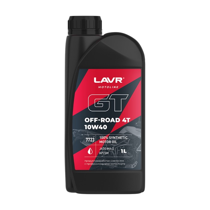 

Моторное масло LAVR MOTO GT OFF ROAD 4T, 1 л Ln7723