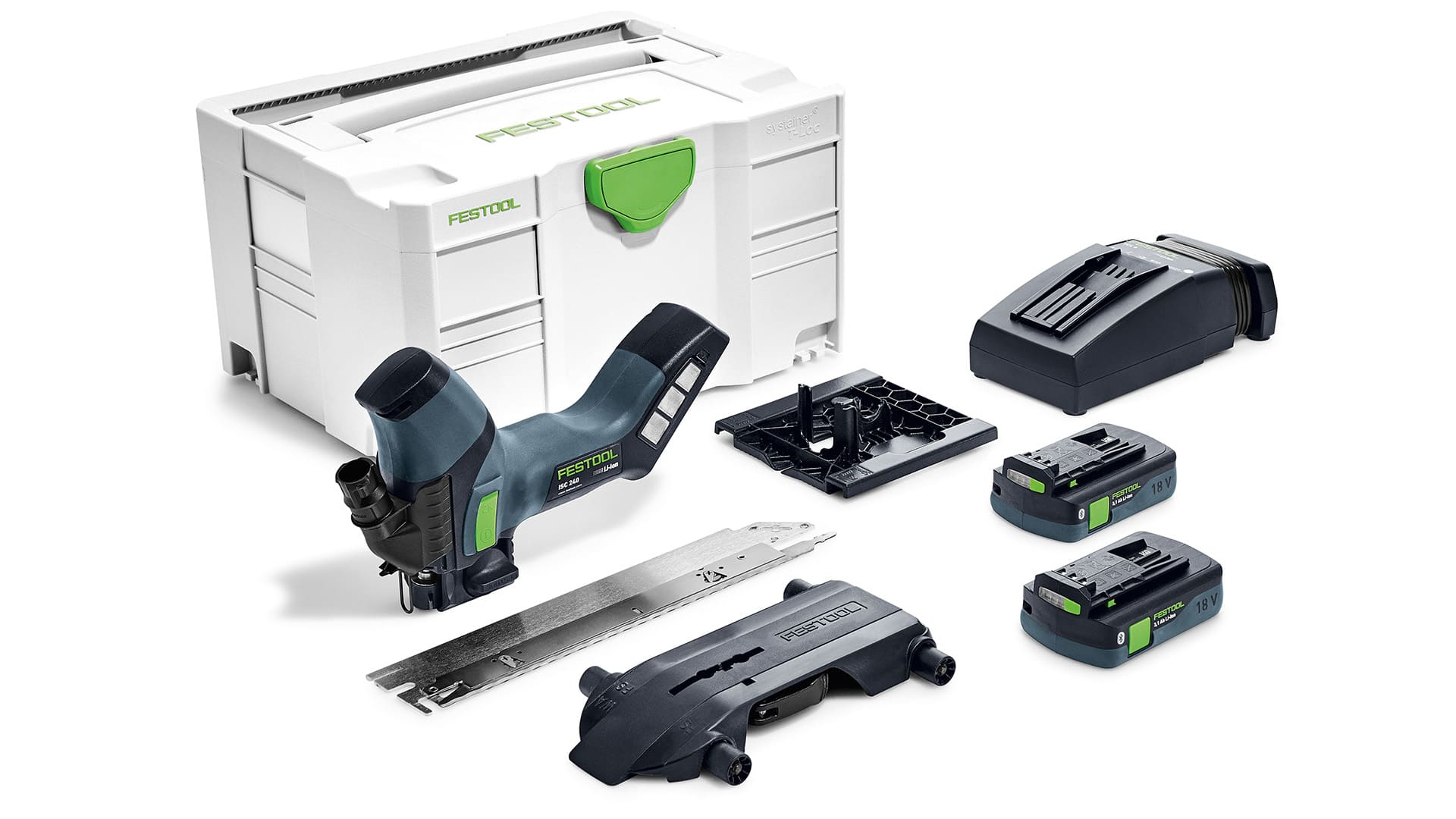 Аккумуляторный резак для раскроя изоляционных материалов Festool ISC 240 Li 3,1 EBI-Compac быстрозарядное устройство festool sca 16