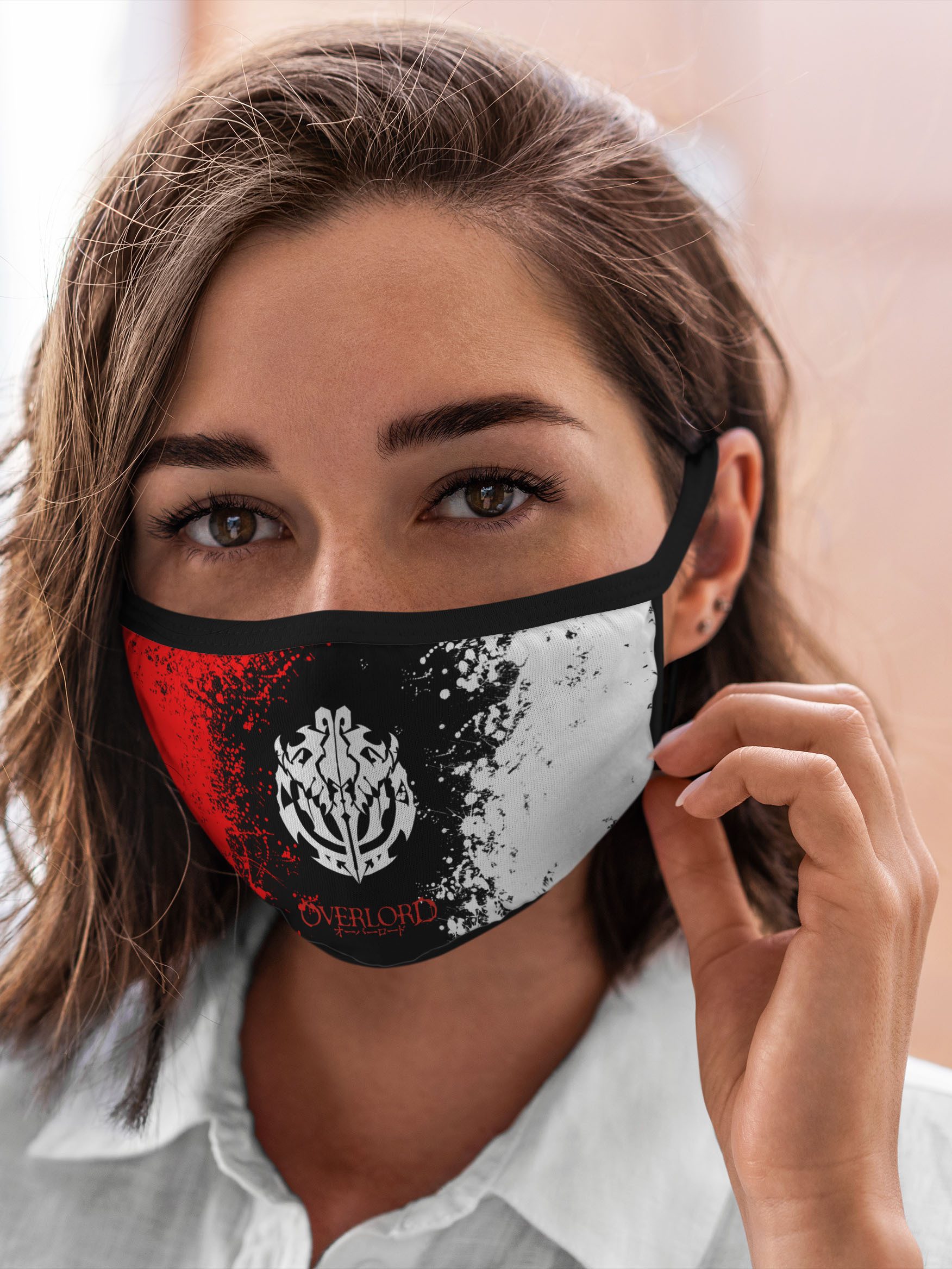 

Многоразовая маска унисекс Burnettie Overlord Красно Белый Спрей Оверлорд, Разноцветный, Overlord Красно Белый Спрей Оверлорд