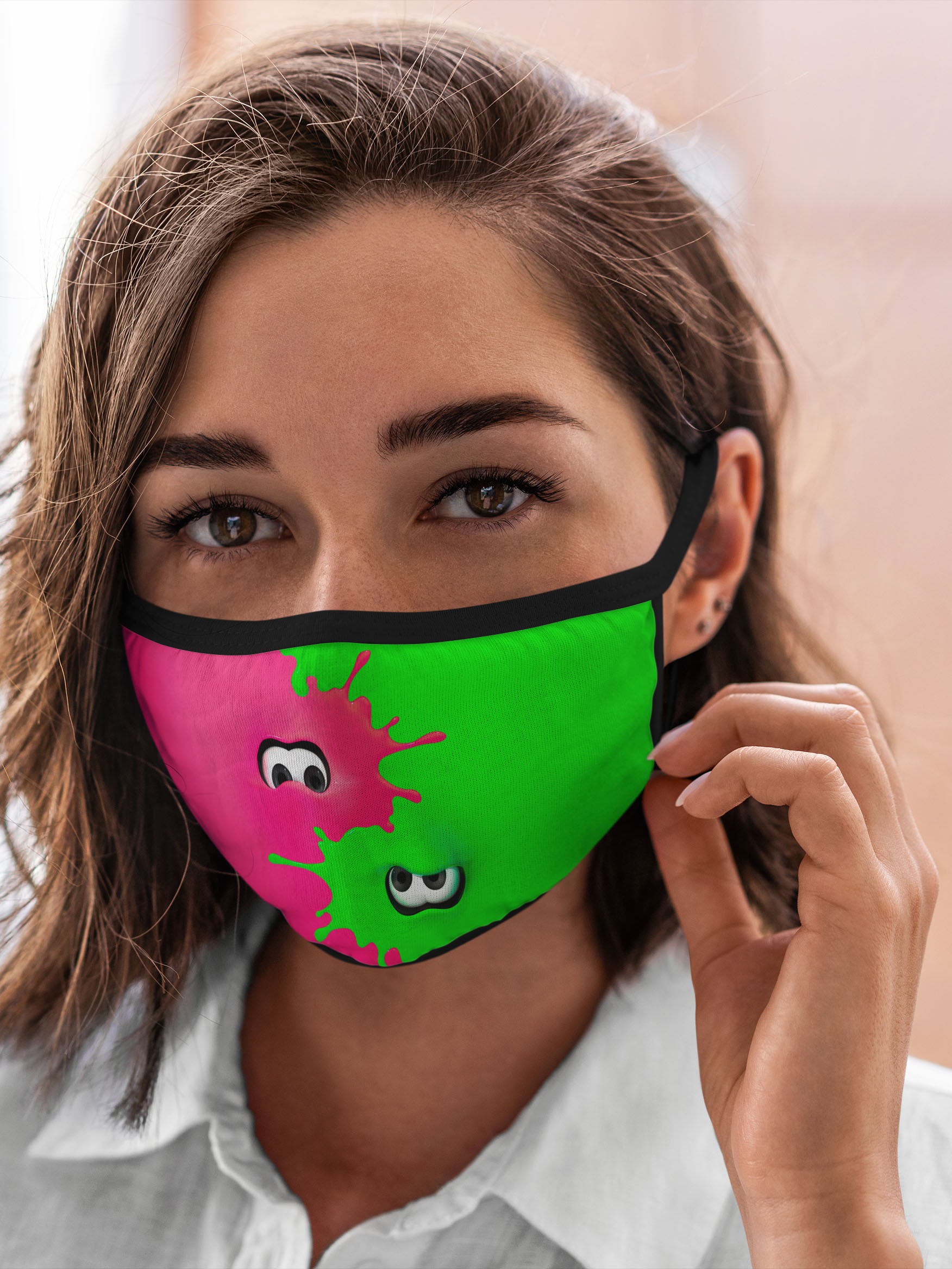 

Многоразовая маска унисекс Burnettie Игры Splatoon, Разноцветный, Игры Splatoon