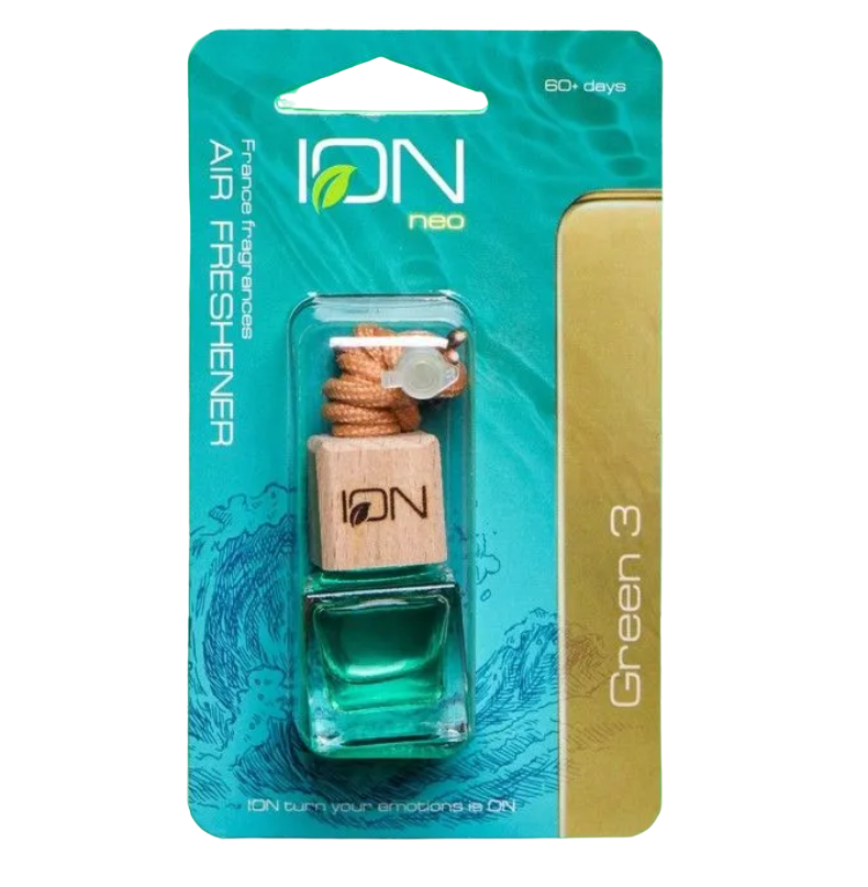 

Ароматизатор подвесной бутылочка ION GREEN 3, 6 мл, IP-03