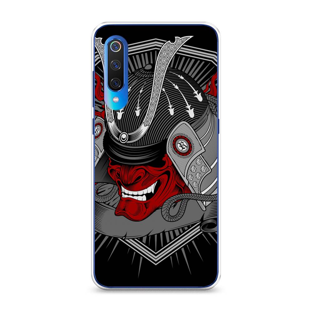 

Чехол на Xiaomi Mi 9 "Красная маска самурая", Белый;красный;черный, 34850-4