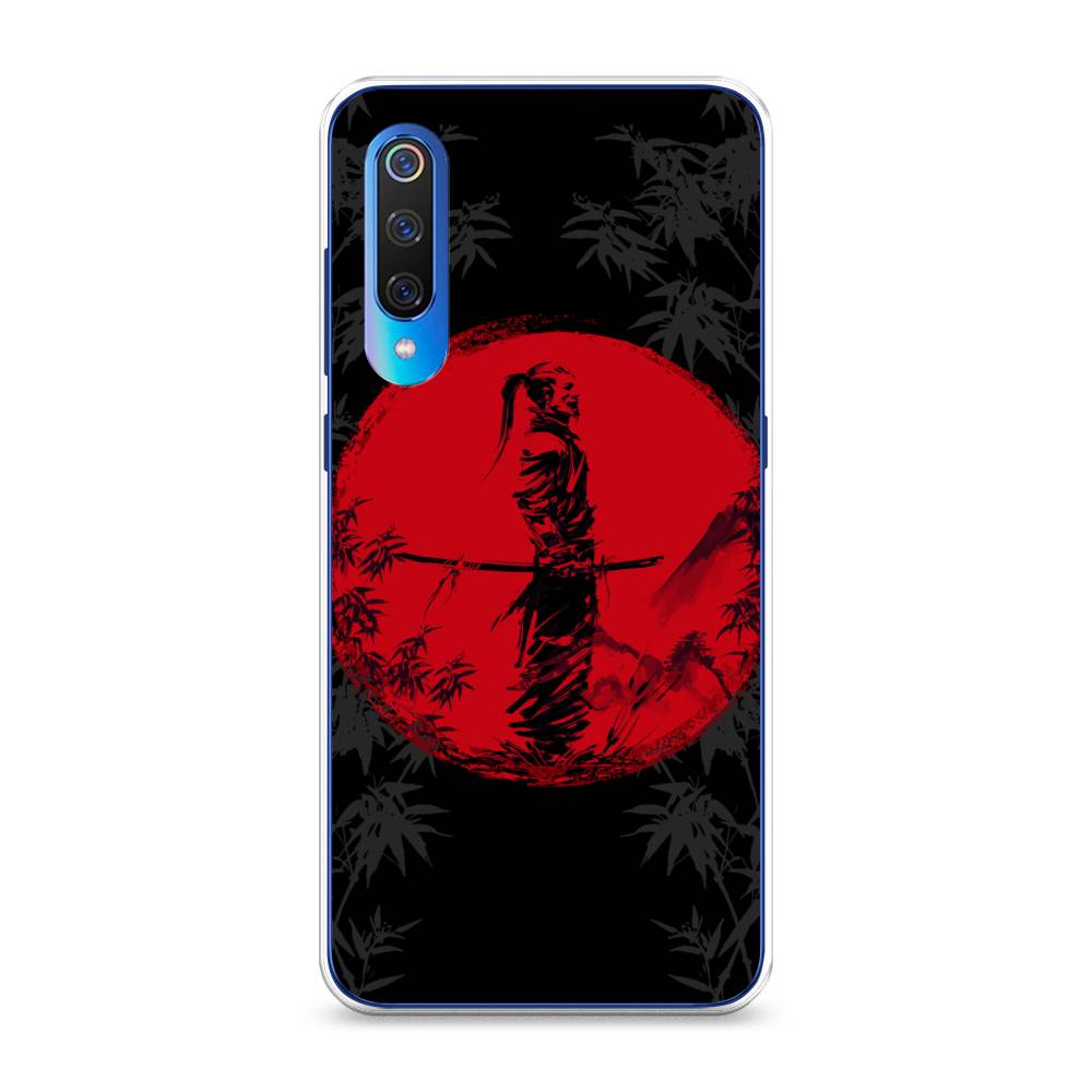 

Чехол на Xiaomi Mi 9 "Самурай на красном фоне", Черный;красный;серый, 34850-4