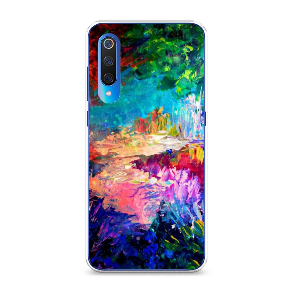 

Чехол на Xiaomi Mi 9 "Лес-гуашь", Синий;розовый;зеленый, 34850-4