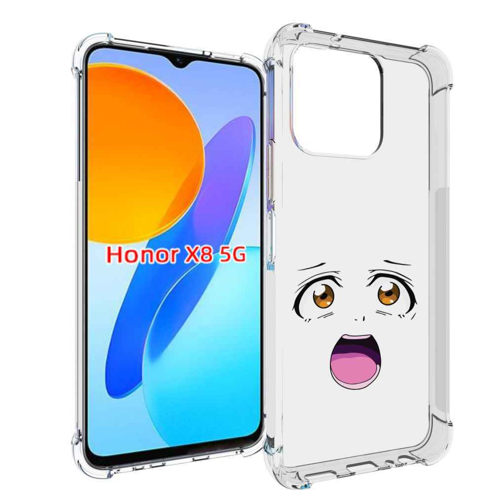 

Чехол MyPads аниме лицао для Honor X8 5G, Прозрачный, Tocco