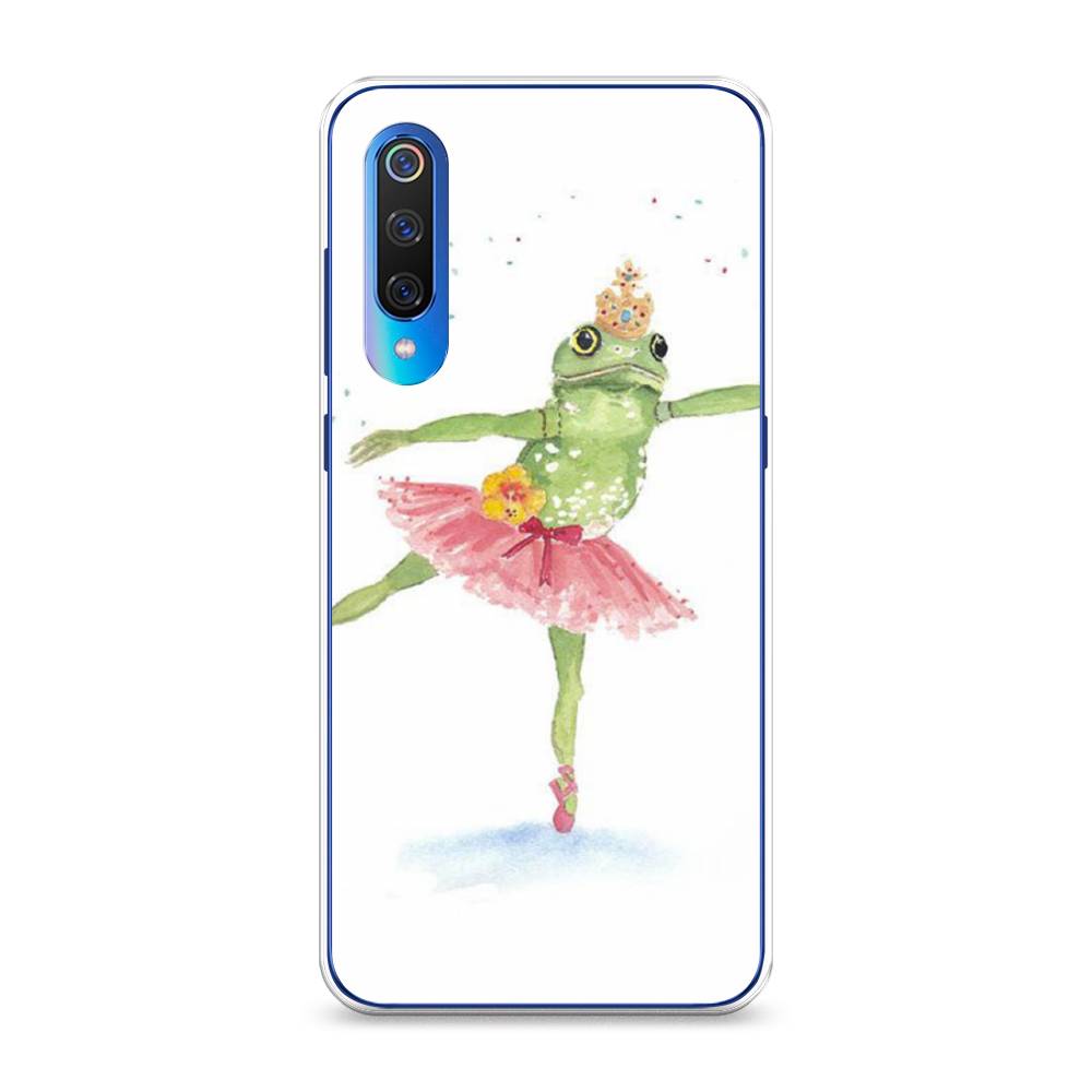 

Чехол на Xiaomi Mi 9 "Лягушка-балерина", Зеленый, 34850-4