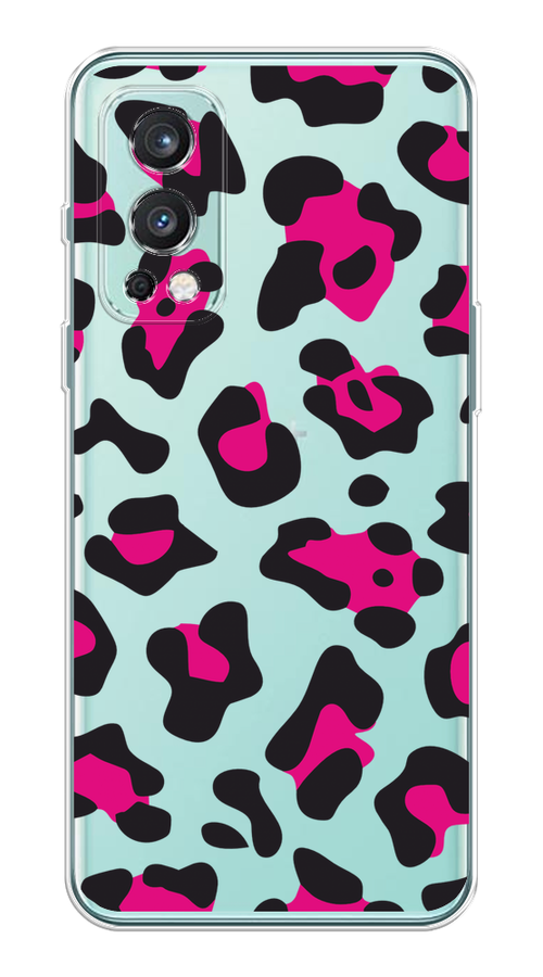 

Чехол на OnePlus Nord 2 5G "Pink cow spots", Черный;розовый, 151750-1