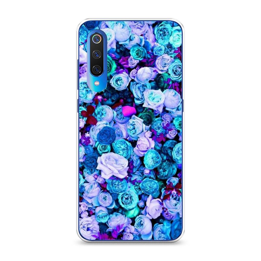 

Чехол на Xiaomi Mi 9 "Цветочный ковер", Фиолетовый, 34850-2