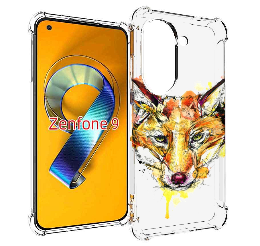

Чехол MyPads Акварельная лиса для Asus Zenfone 9 (AI2202), Прозрачный, Tocco