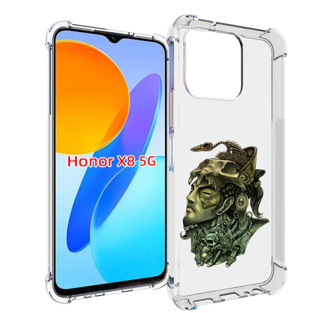 

Чехол MyPads бронзовый воин для Honor X8 5G, Прозрачный, Tocco