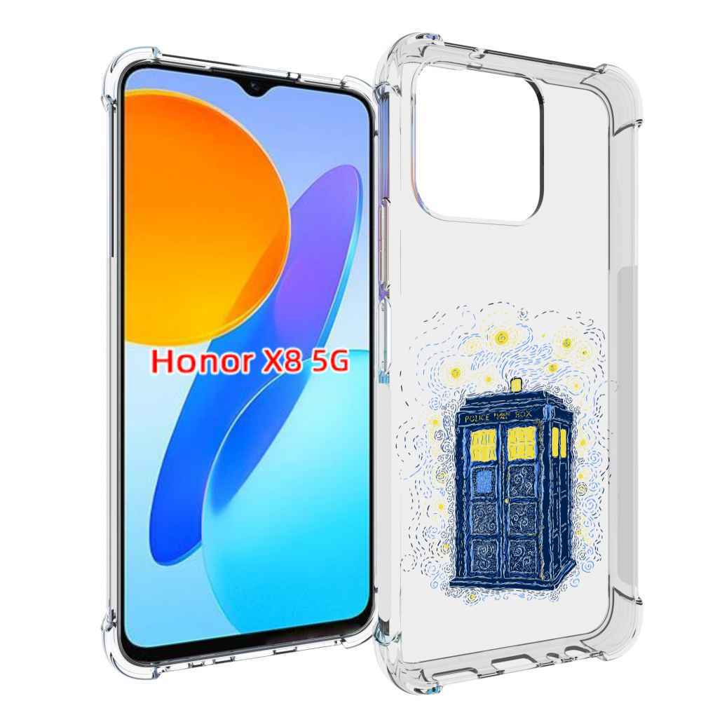 

Чехол MyPads будка рисунок для Honor X8 5G, Прозрачный, Tocco