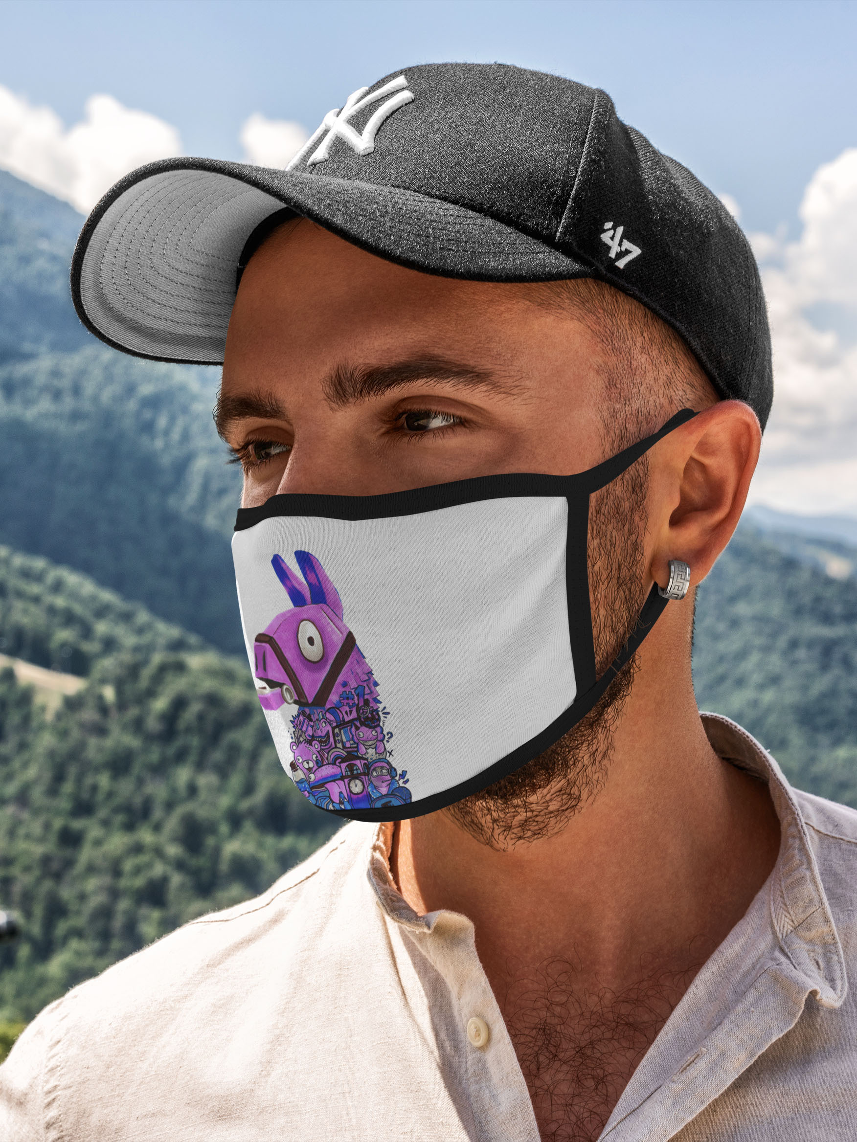 

Многоразовая маска унисекс Burnettie Fortnite Lama, Разноцветный, Fortnite Lama