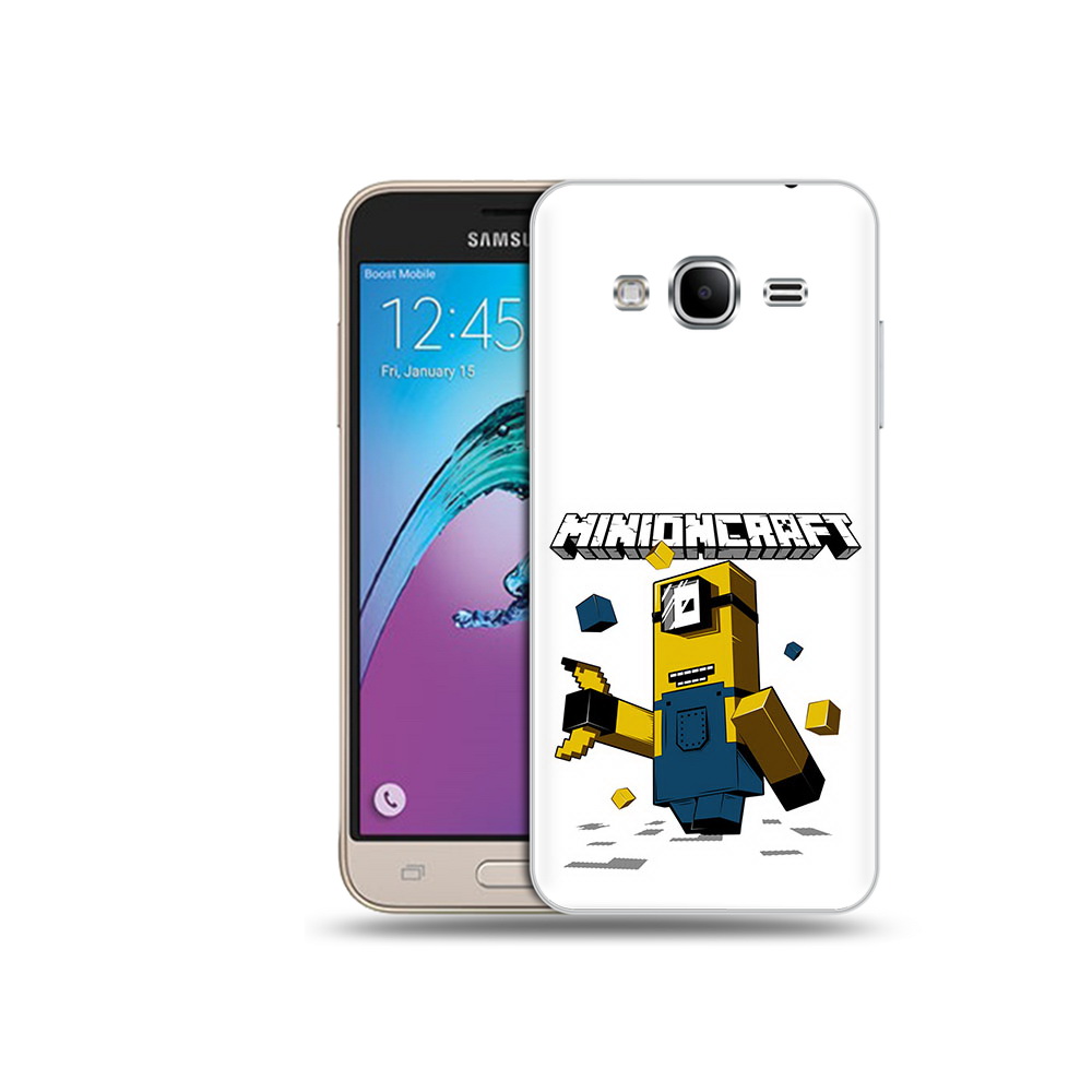 

Чехол MyPads Tocco для Samsung Galaxy J3 (2016) миньон (PT29089.580.478), Прозрачный, Tocco