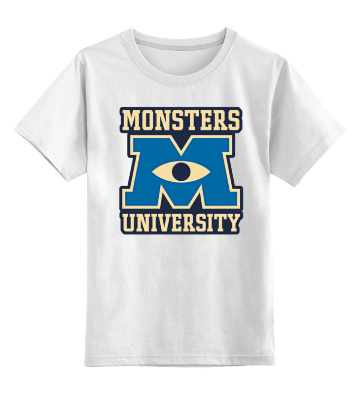 

Футболка детская Printio Monsters university цв. белый р. 164, Monsters university