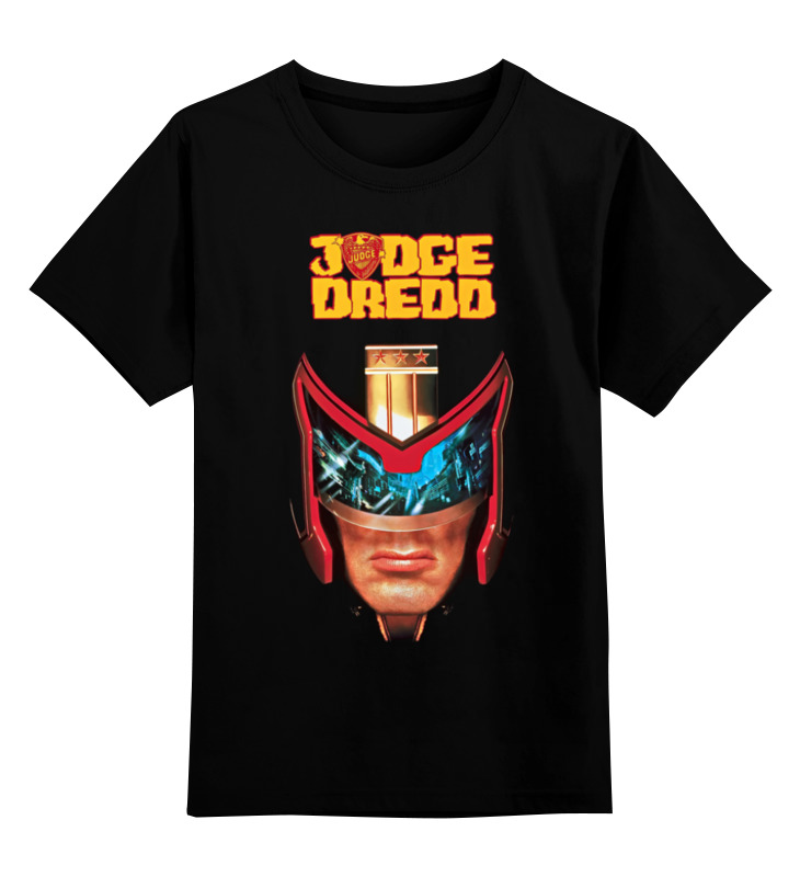 

Футболка детская Printio Judge dredd цв. черный р. 164, Judge dredd