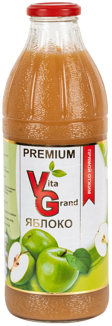 

Сок Vita Grand яблочный прямого отжима 1 л