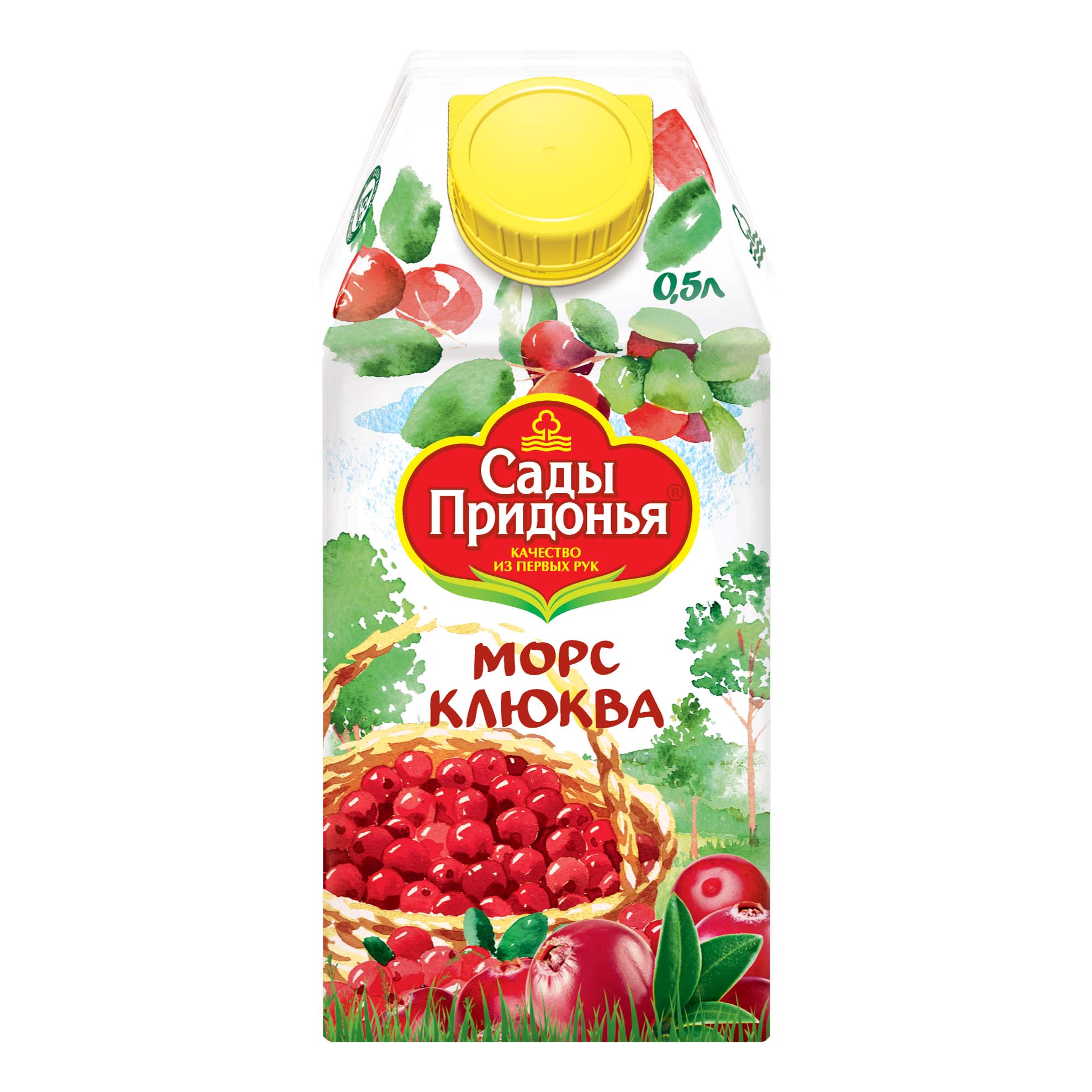 

Морс Сады Придонья клюквенный 500 мл