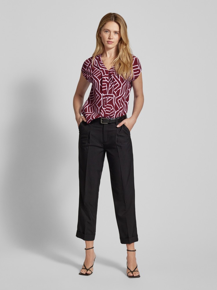 Блуза женская sOliver 2151867 бордовая 40 EU 13025₽