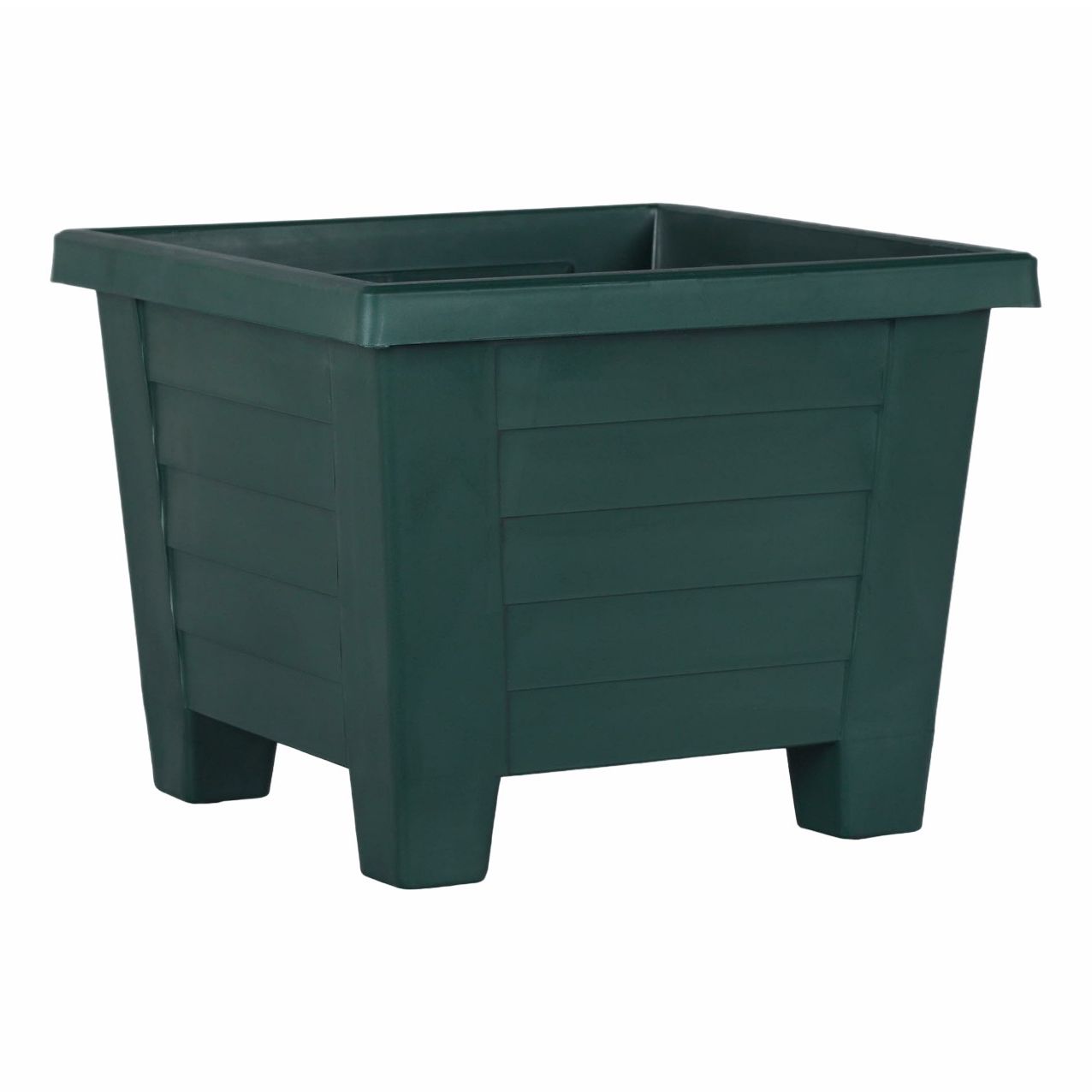 Цветочное кашпо Serinova 31 см 15 л зеленый 1 шт.
