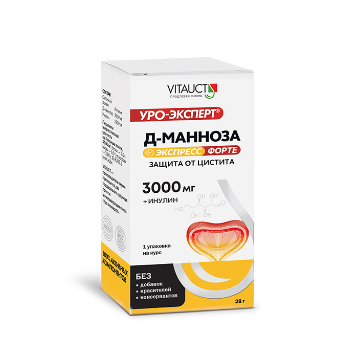 Д-Манноза VITAUCT Экспресс Форте, порошок, 28 г