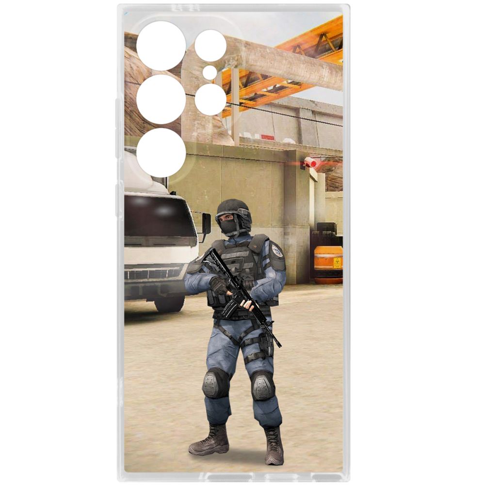 

Чехол-накладка Clear Case Cтандофф 2 (Standoff 2) - GIGN для Samsung Galaxy S24 Ultra, Прозрачный