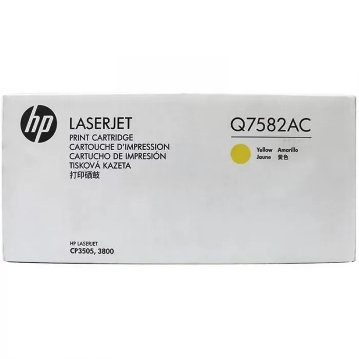 

Картридж HP 503A Q7582AC для CLJ 3800/CP3505, Желтый, 503A