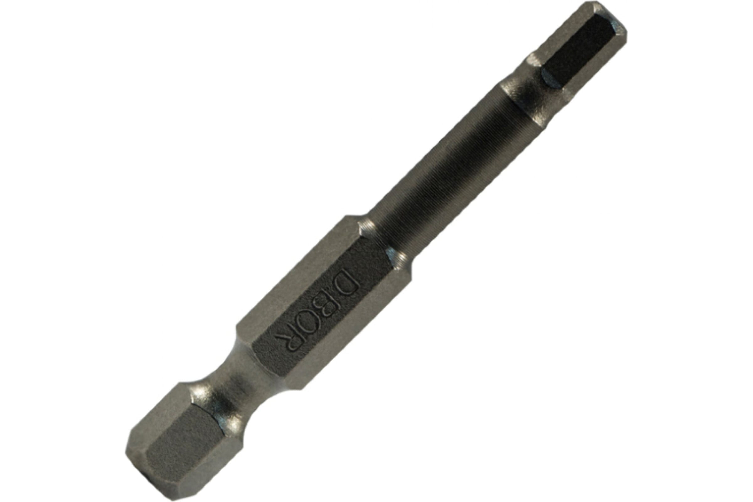 

D.BOR Биты намагниченные MAGNETIC, HEX 4x50 мм, E 6,3 10 шт. D-M-HEX04-050-010