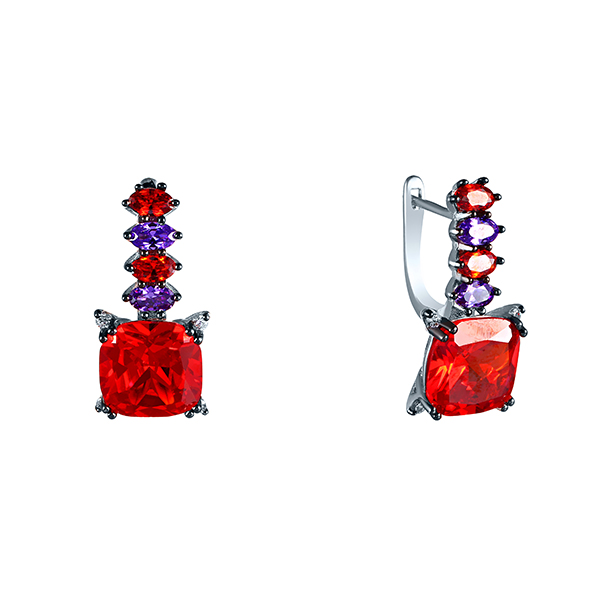 

Серьги из серебра с фианитом Element47 AES34966W_SR_US_006_WG, AES34966W_SR_US_006_WG