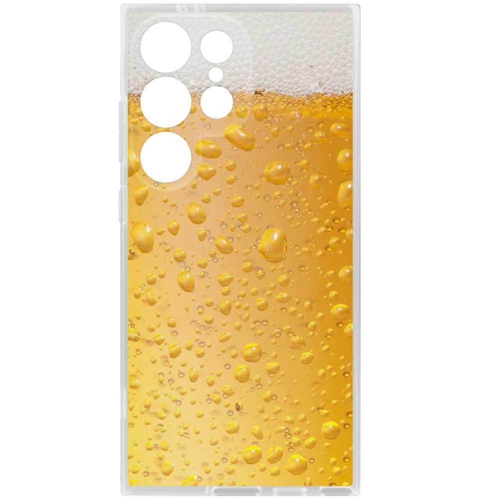 

Чехол-накладка Krutoff Clear Case Пенное для Samsung Galaxy S24 Ultra, Прозрачный
