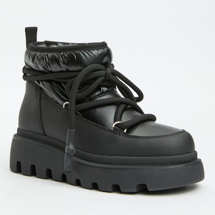 

Дутики женские Tendance AJ1539-4-1 черные 35 EU, Черный, AJ1539-4-1