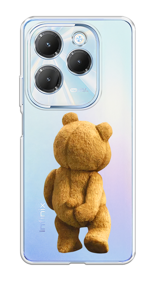 

Чехол на Infinix HOT 40/40 Pro "Медвежья спина", Коричневый;прозрачный, 3105250-1