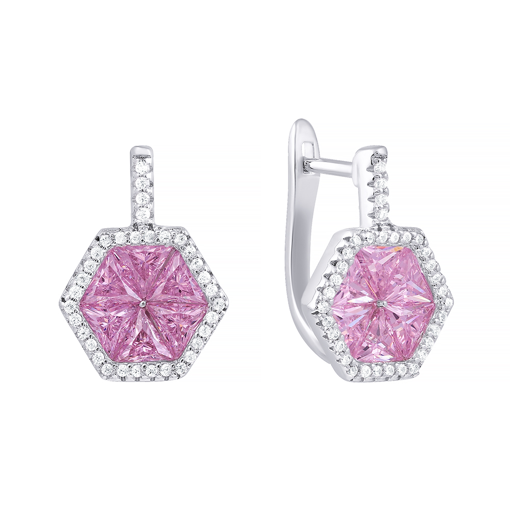 

Серьги из серебра с фианитом Element47 AES36279-B_SR_004_WG, AES36279-B_SR_004_WG