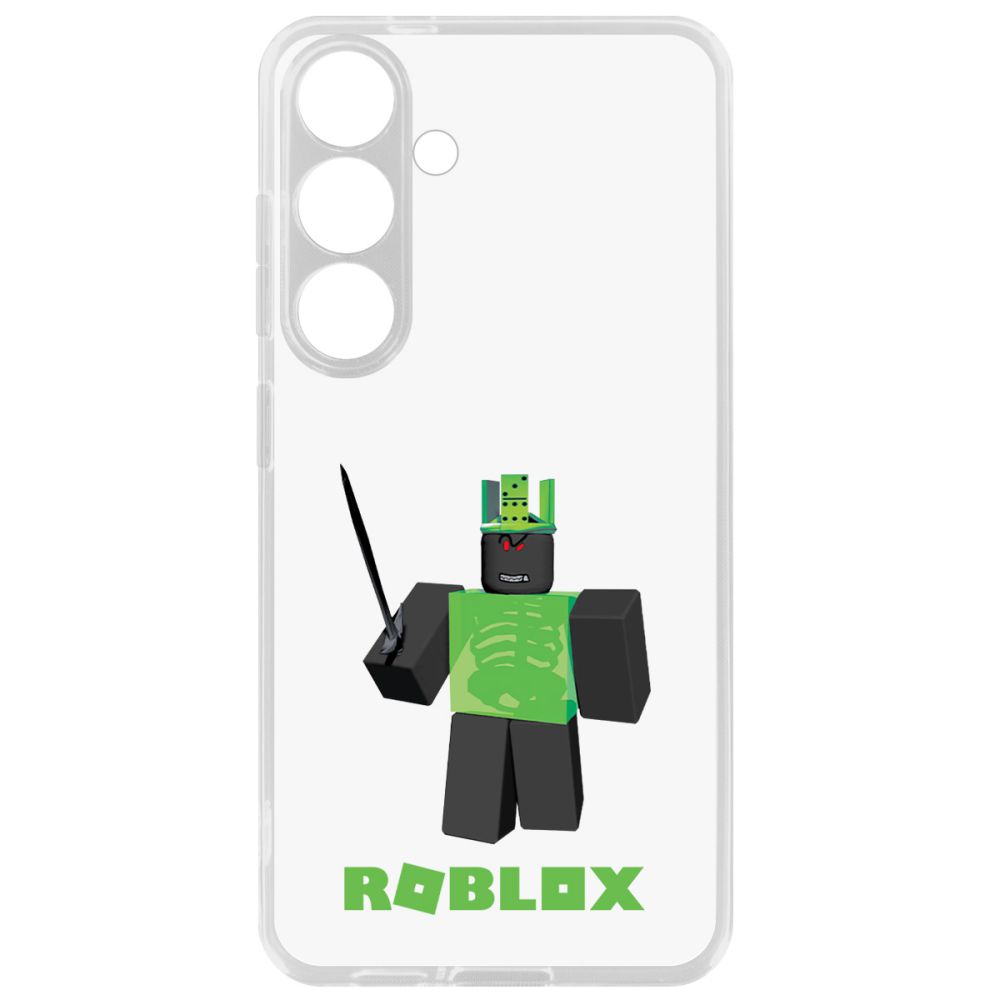 

Чехол-накладка Krutoff Clear Case Roblox-1x1x1x1x1 для Samsung Galaxy S24+, Прозрачный