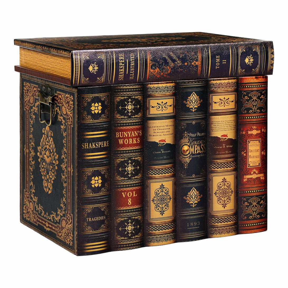 

Сундук декоративный Grand Forest Книги 37 х 25 х 36 см коричневый