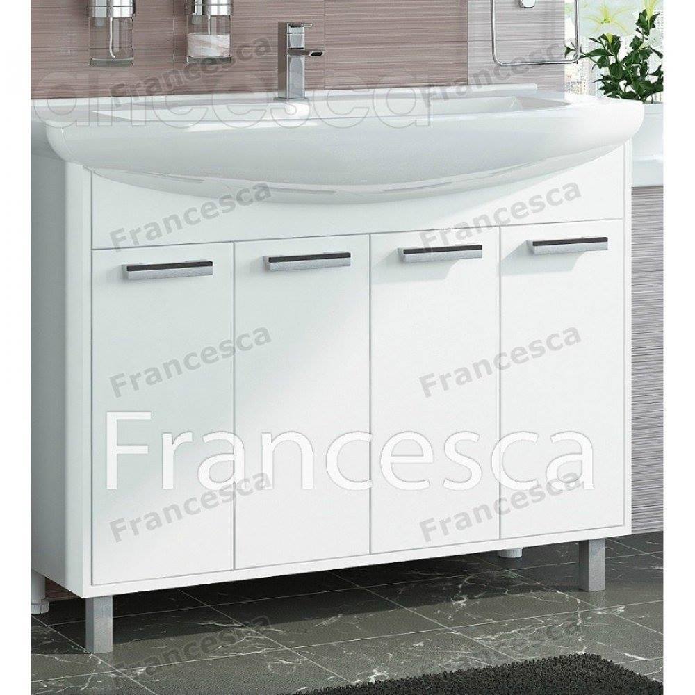 

Тумба с раковиной Francesca Eco 105 белый Francesca