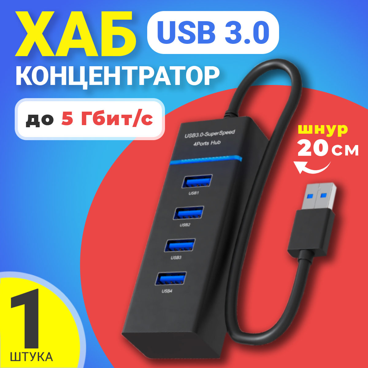 Разветвитель для компьютера Gsmin B32 (BT990437)