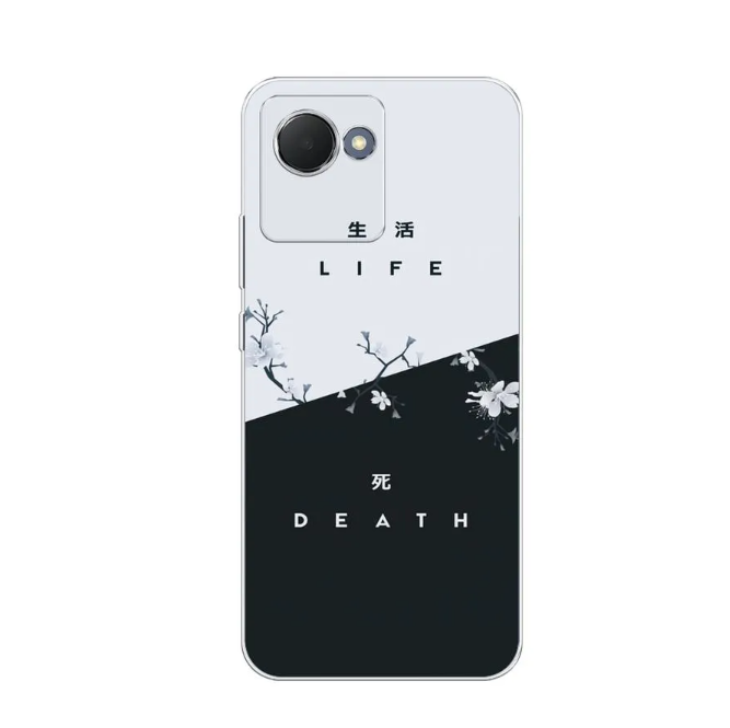 

Чехол Awog на Realme Narzo 50i Prime "Life and death", Разноцветный, 2510650-7