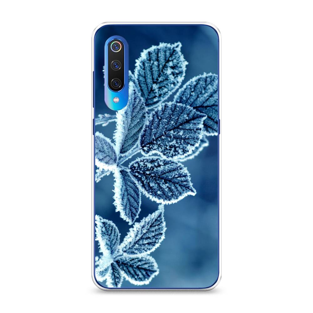

Чехол на Xiaomi Mi 9 "Зима 6", Голубой;белый, 34850-2