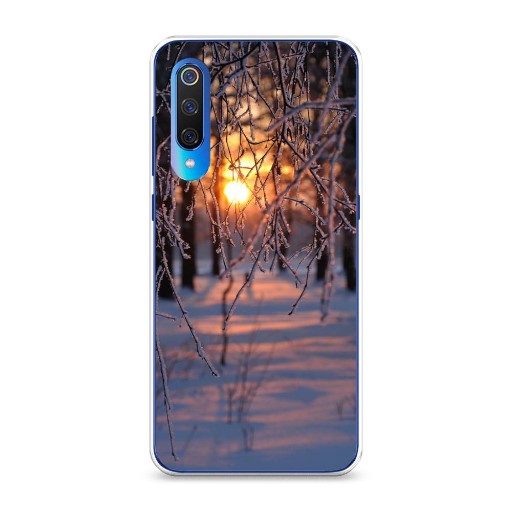 

Чехол на Xiaomi Mi 9 "Зима 7", Оранжевый;розовый;черный, 34850-2
