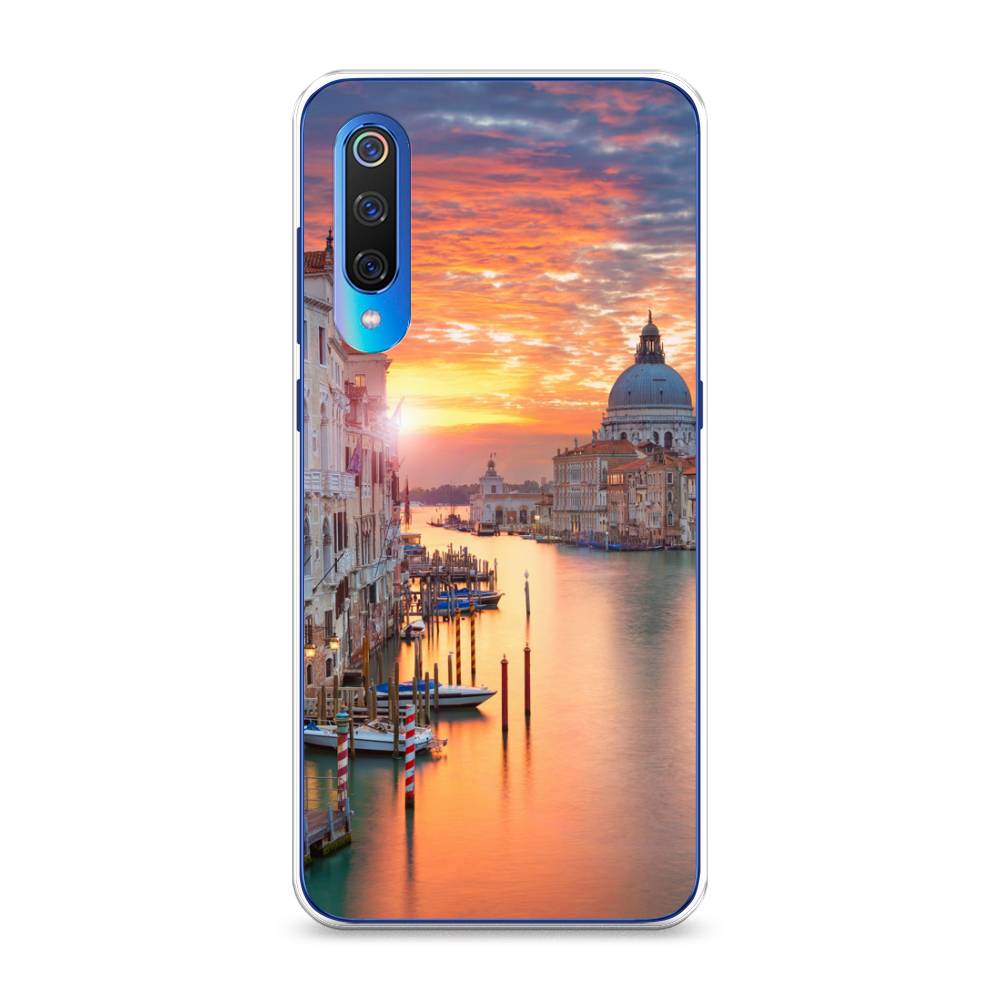 

Чехол на Xiaomi Mi 9 "Восход 11", Розовый;оранжевый, 34850-2