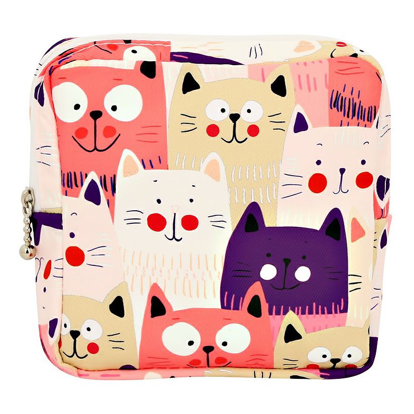 

Футляр для женской гигиены Lp Care cats 16 х 16 см