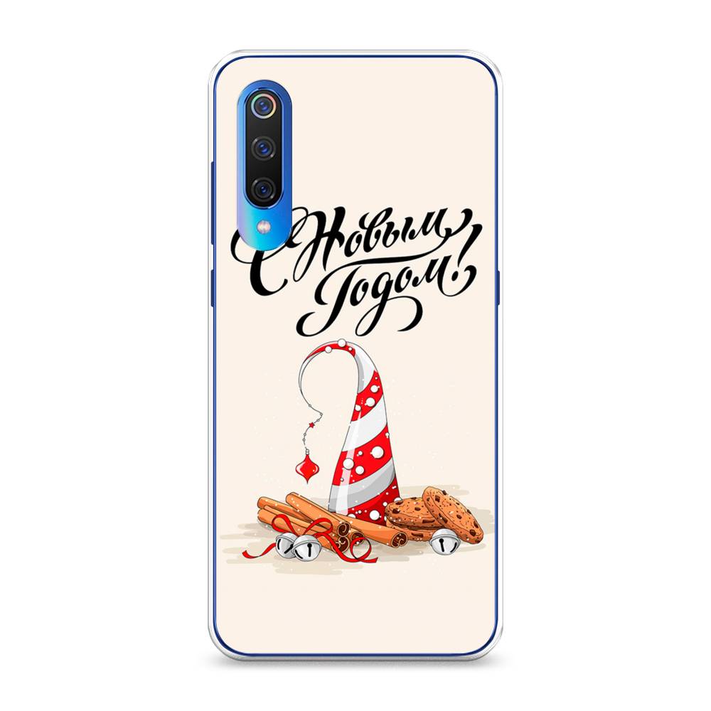 

Чехол на Xiaomi Mi 9 "Подарки на Новый Год", Бежевый;красный;черный, 34850-5