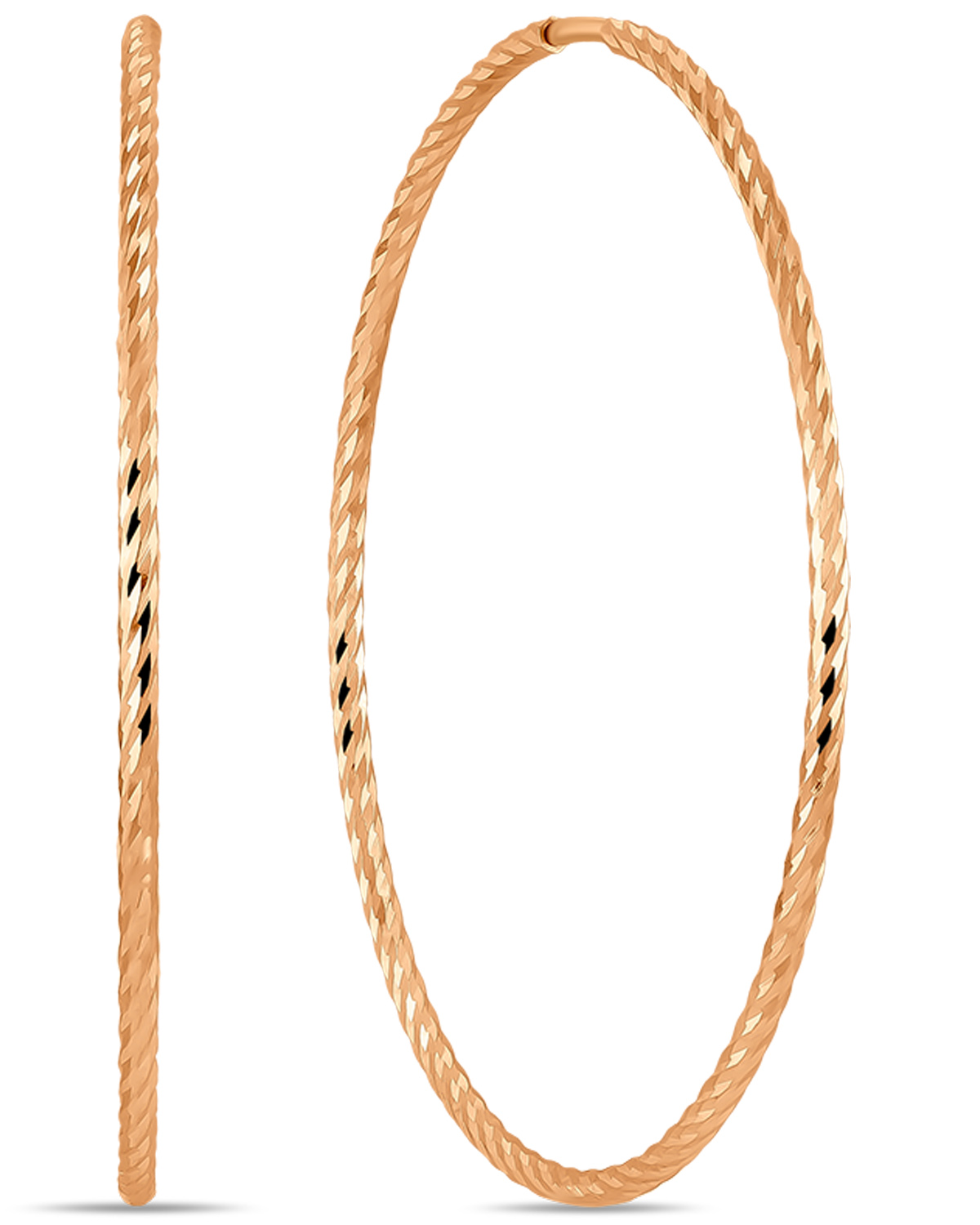 Серьги конго из красного золота MIUZ Diamonds E2028-C1014-275440