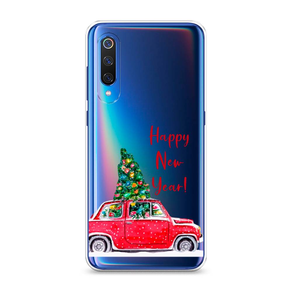 

Чехол на Xiaomi Mi 9 "Happy New Year", Красный;зеленый, 34850-5